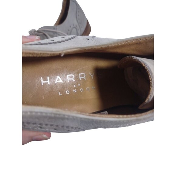 Harry\'s Of London Mens Gray Suede Wingtip Oxford Dress Shoes Sz EU 43 / … main image 11